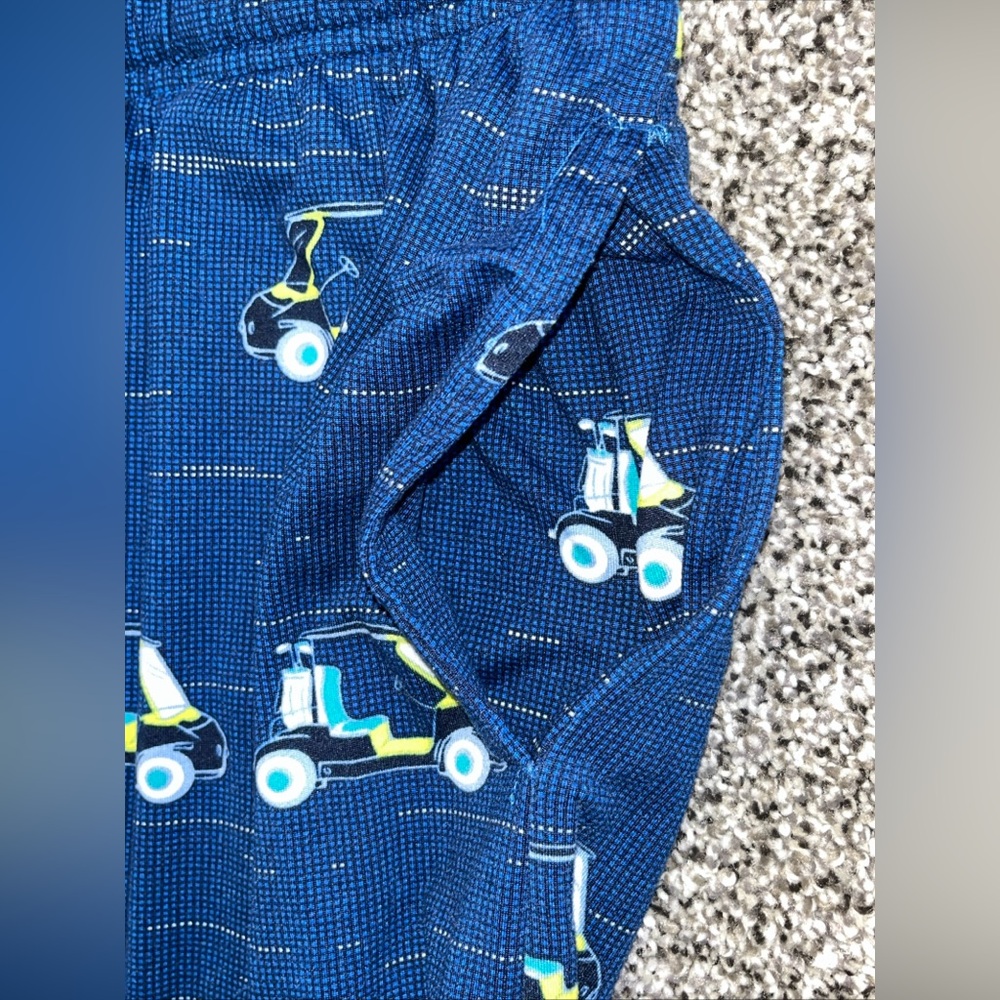 PGA TOUR Men's Golf Cart Pajama Pjs Lounge Pants Blue Size Large Soft - Picture 5 of 9
